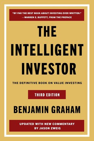 Cover of The Intelligent Investor by Benjamin Graham, third edition with commentary by Jason Zweig